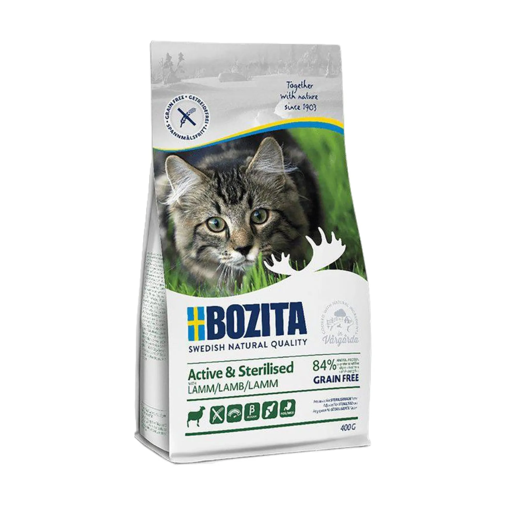 Bozita Active & Sterilised Grain Free Lamb