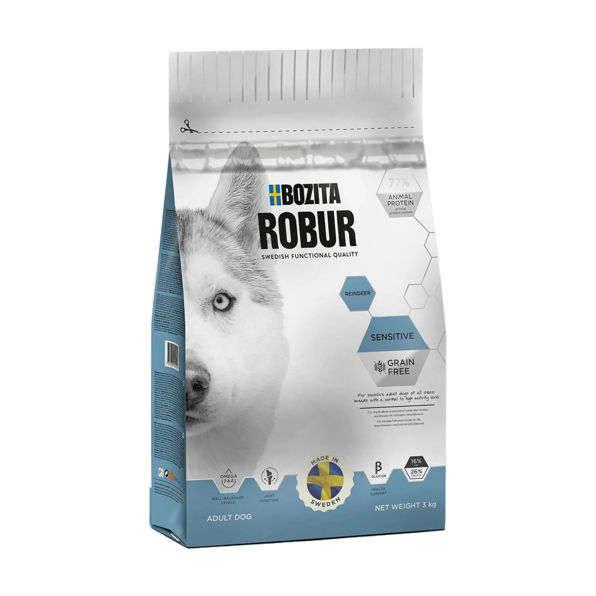 Bozita Robur Sensitive Grain Free Reindeer