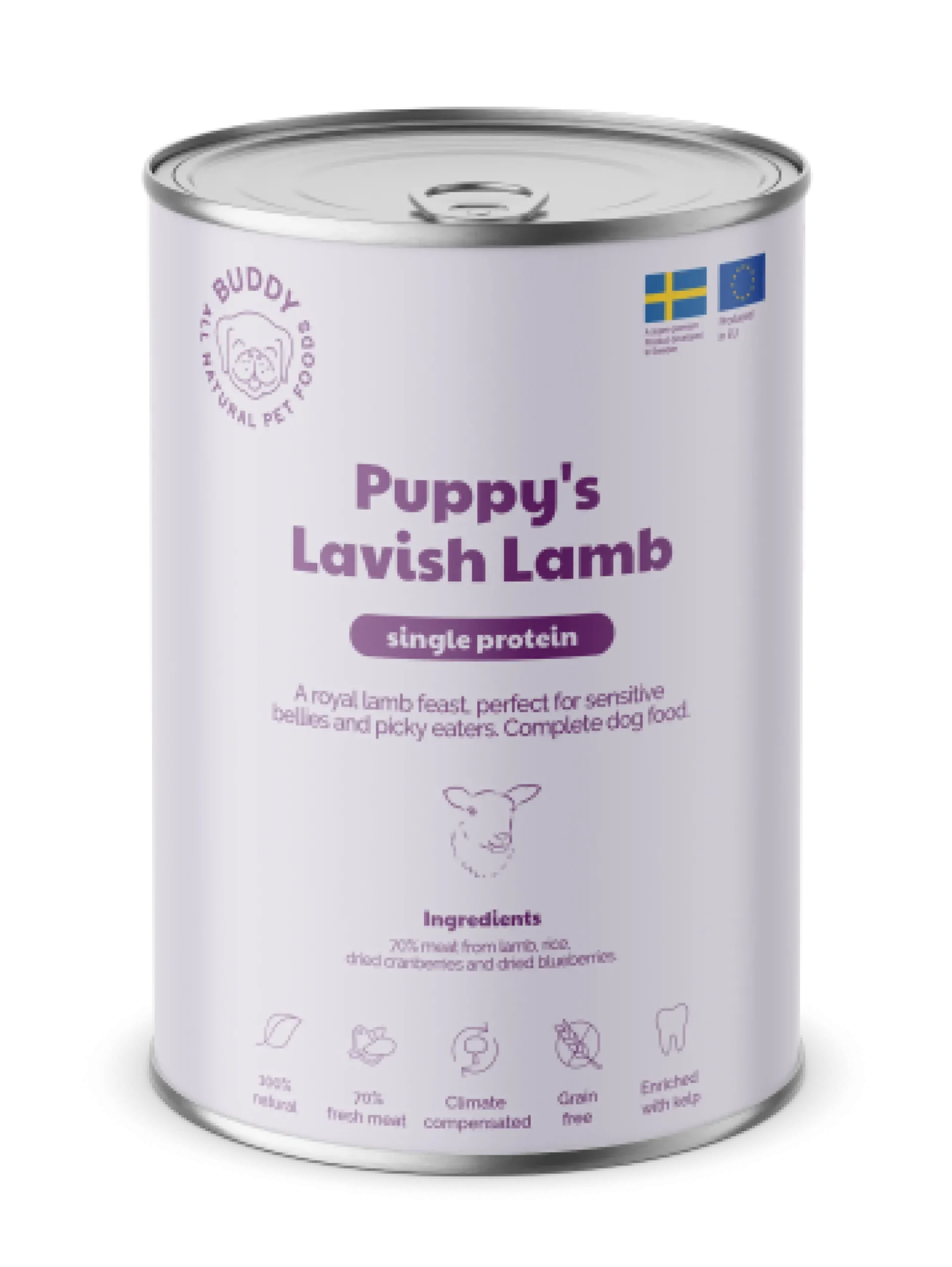 Buddy Pet Foods Puppy Lavish Lamb