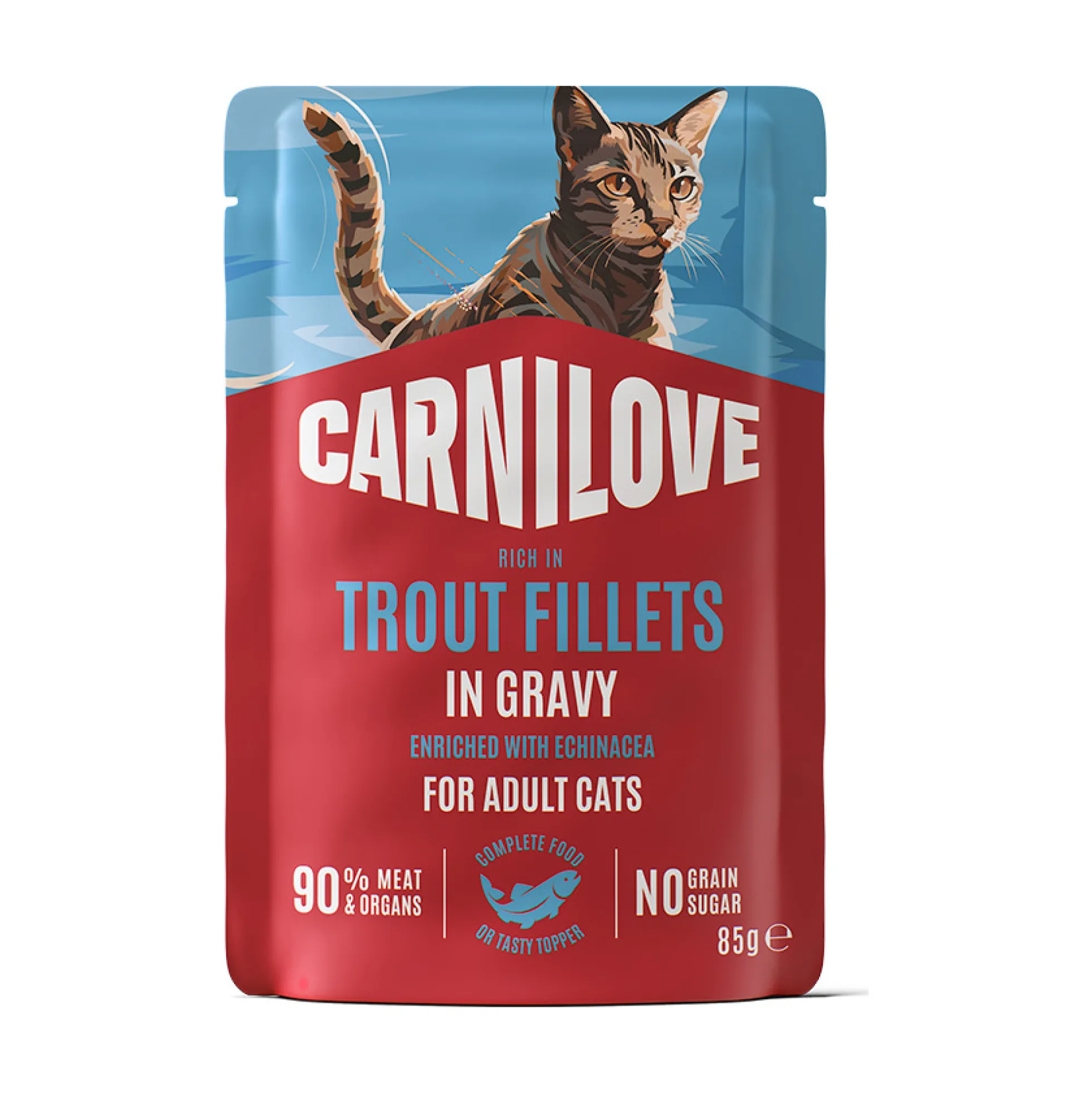 Carnilove Cat Pouch Gravy Trout Fillets