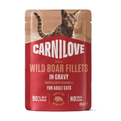 Carnilove Cat Pouch Gravy Wild Boar & Chamomile