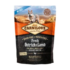 Carnilove Dog Adult Fresh Ostrich & Lamb Small Breed