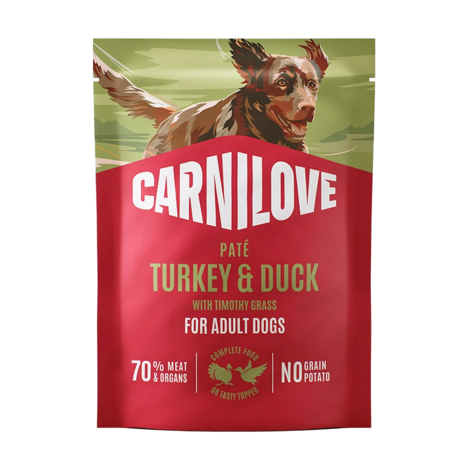 Carnilove Dog Pouch Paté Turkey & Duck with Timothy Grass