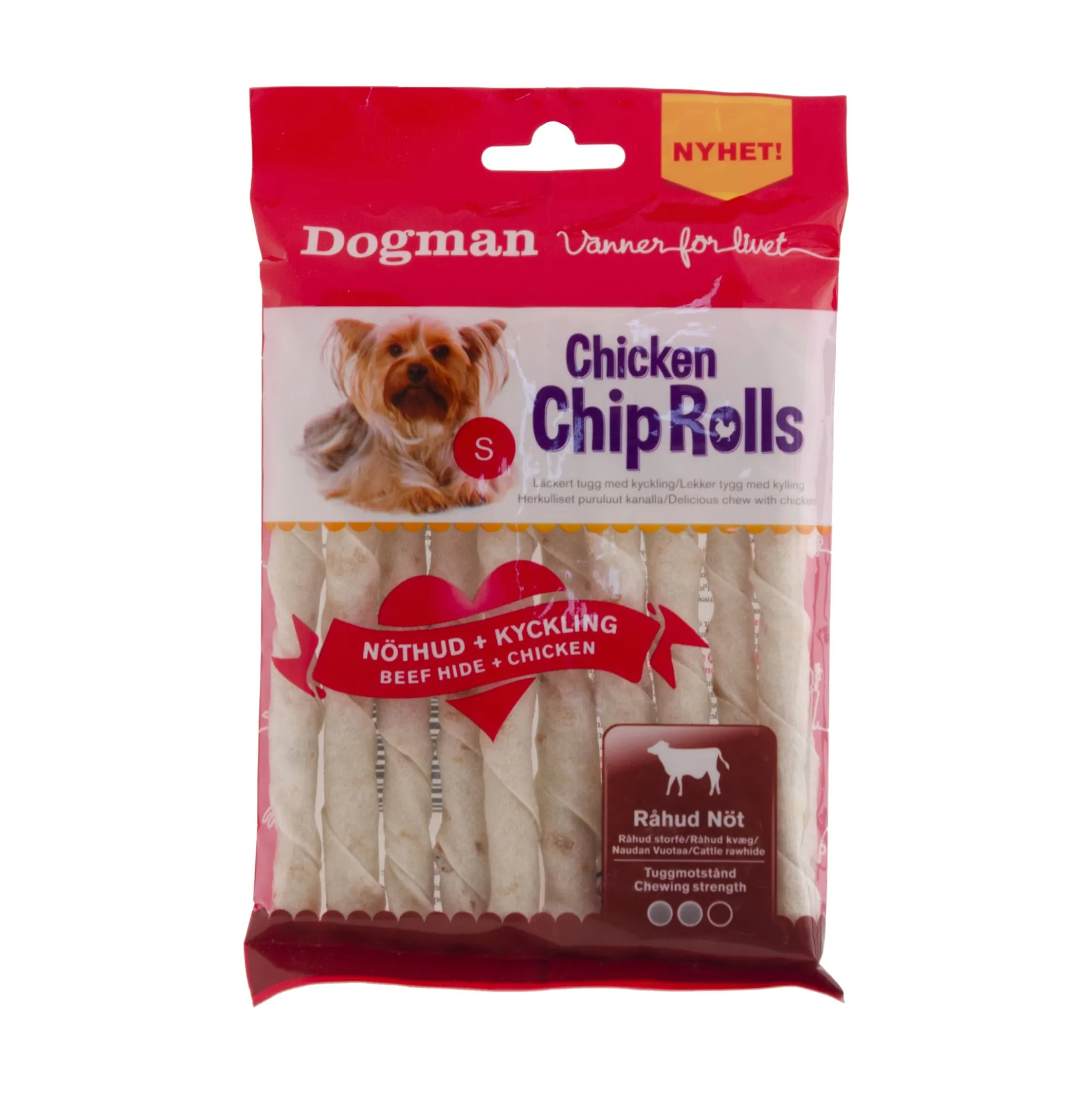 Dogman Chicken Chip Rolls 10-Pack