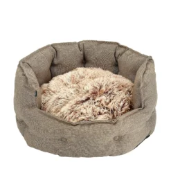 Dogman Classy Memory Foam Rund Hundbädd