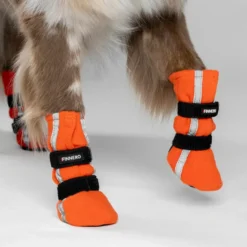 FINNERO Halla Reflex Hundskor 4-pack Orange