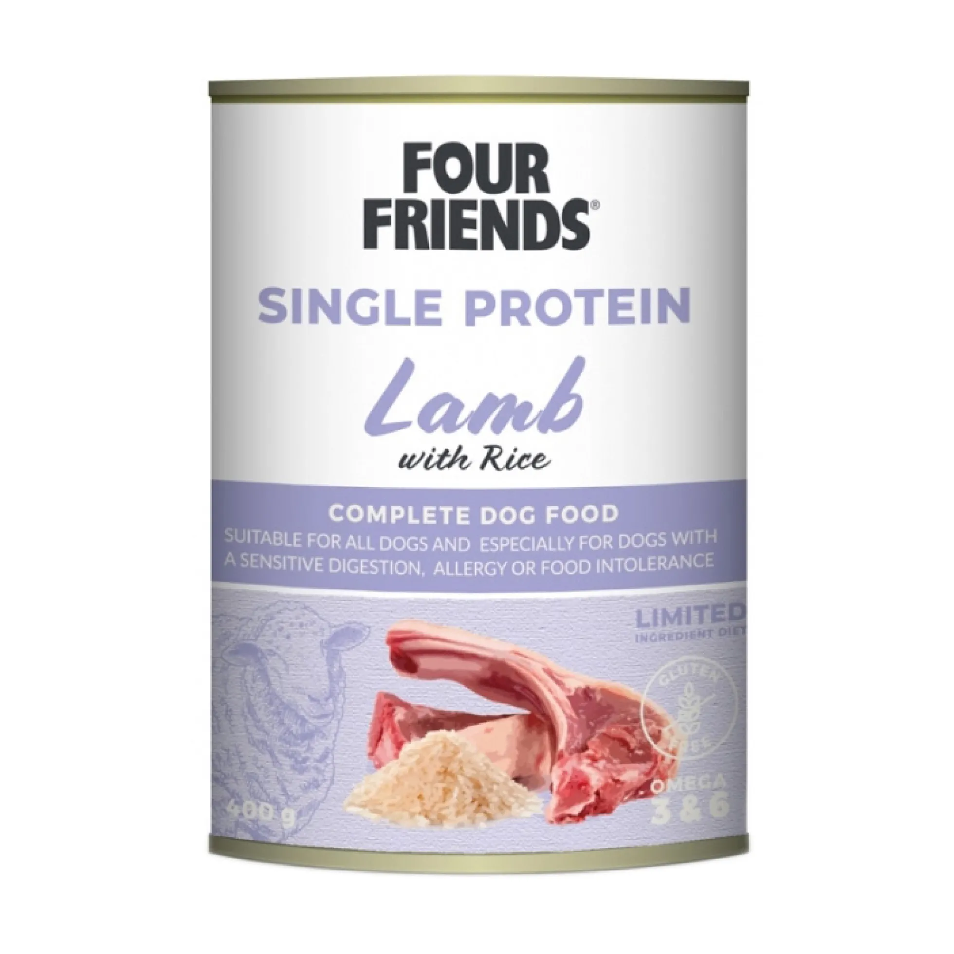 Four Friends FourFriends Single Protein Lamb & Rice