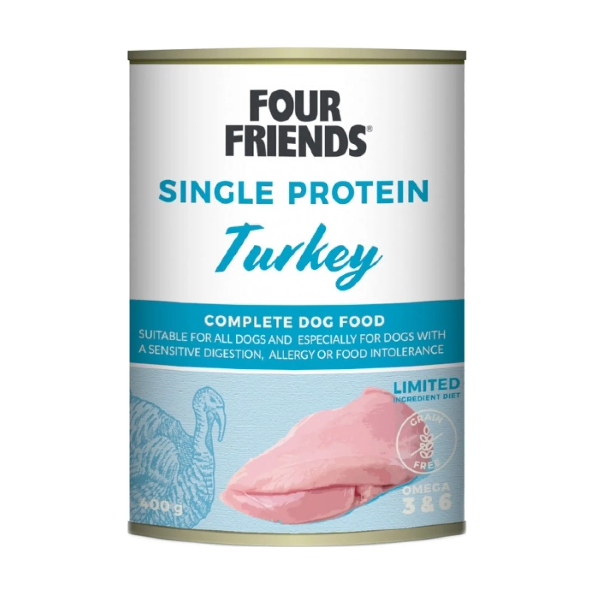 Four Friends FourFriends Single Protein Turkey