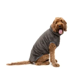 FuzzYard Pet Products FuzzYard Sweater Turtle Teddy 25 Grey