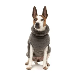 FuzzYard Pet Products FuzzYard Sweater Turtle Teddy 25 Grey