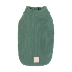 FuzzYard Pet Products FuzzYard Life Ribbed Sweater Myrtle Green