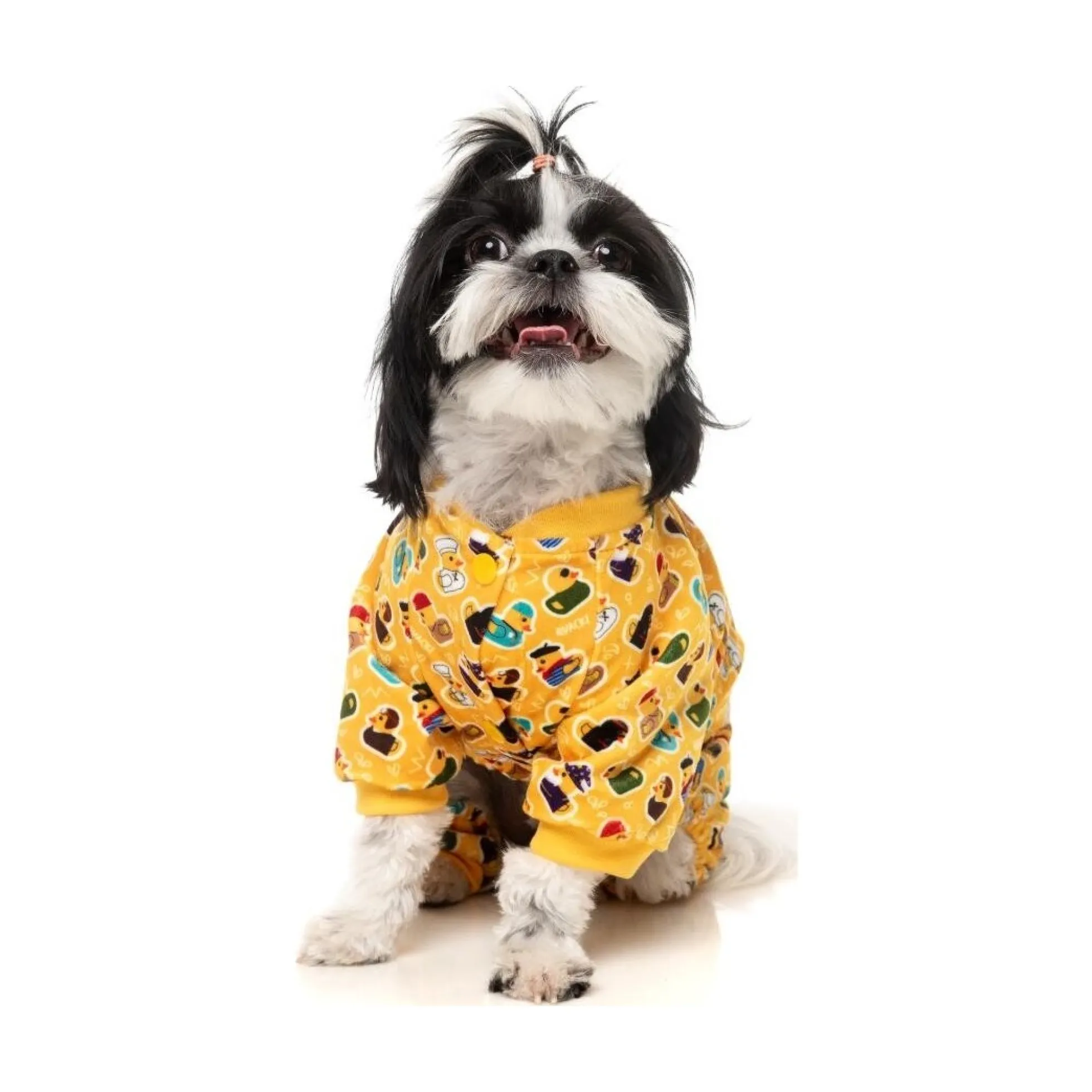 FuzzYard Pet Products FuzzYard Hundpyjamas What the Duck