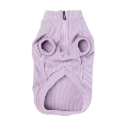 FuzzYard Pet Products FuzzYard Life Ribbed Sweater Lilac