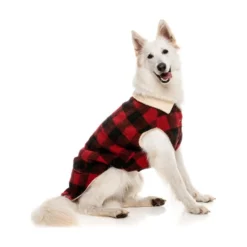 FuzzYard Pet Products FuzzYard Lumber jacket 25 Red