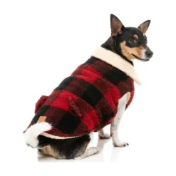 FuzzYard Pet Products FuzzYard Lumber jacket 25 Red