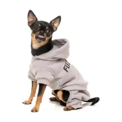 FuzzYard Pet Products FuzzYard Urban Tacksuit Cool Grey