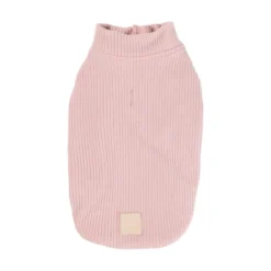 FuzzYard Pet Products FuzzYard Life Ribbed Sweater Soft Blush