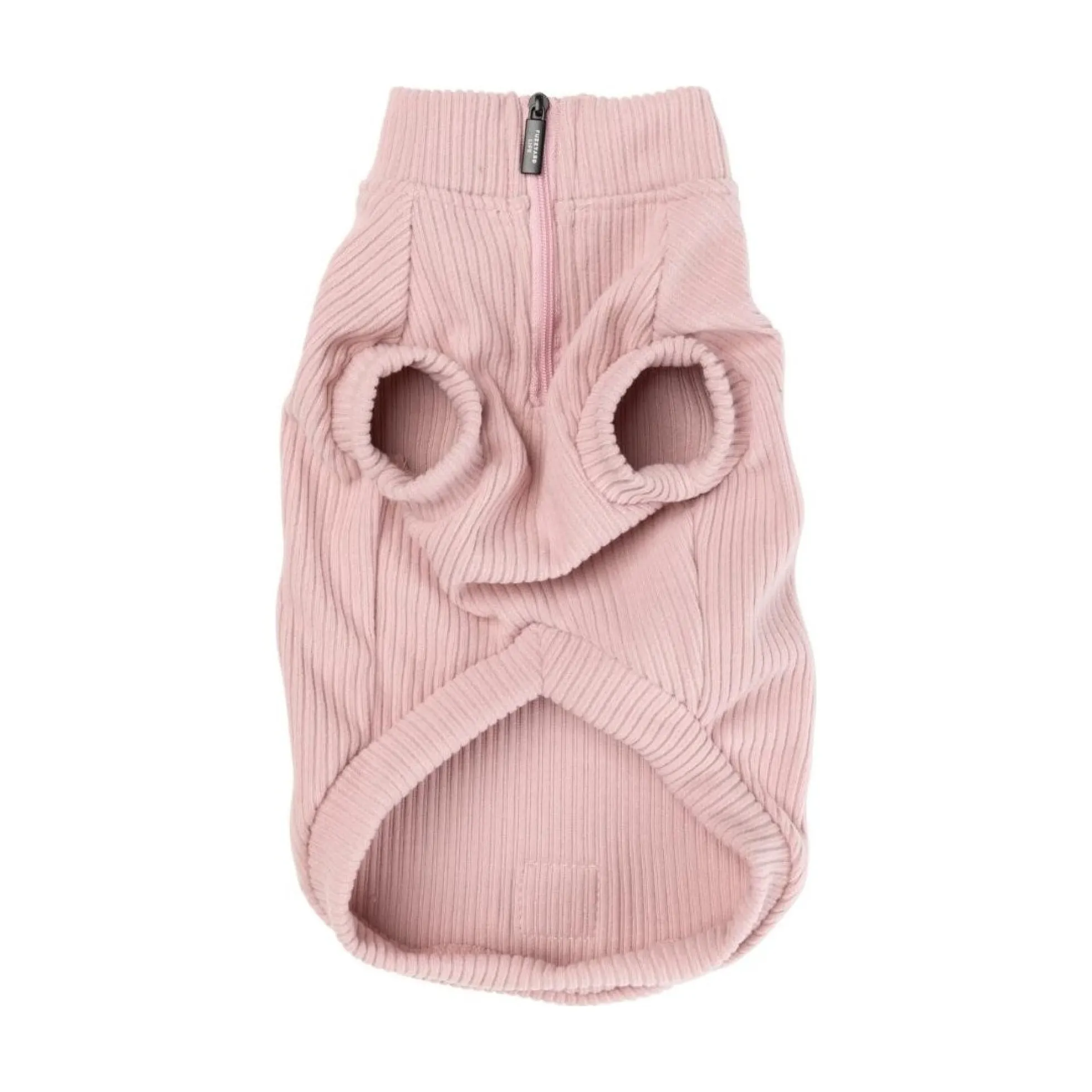 FuzzYard Pet Products FuzzYard Life Ribbed Sweater Soft Blush