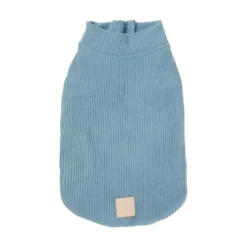 FuzzYard Pet Products FuzzYard Life Ribbed Sweater French Blue