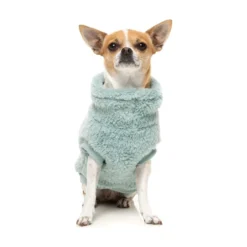 FuzzYard Pet Products FuzzYard Sweater Turtle Teddy 25 Blue