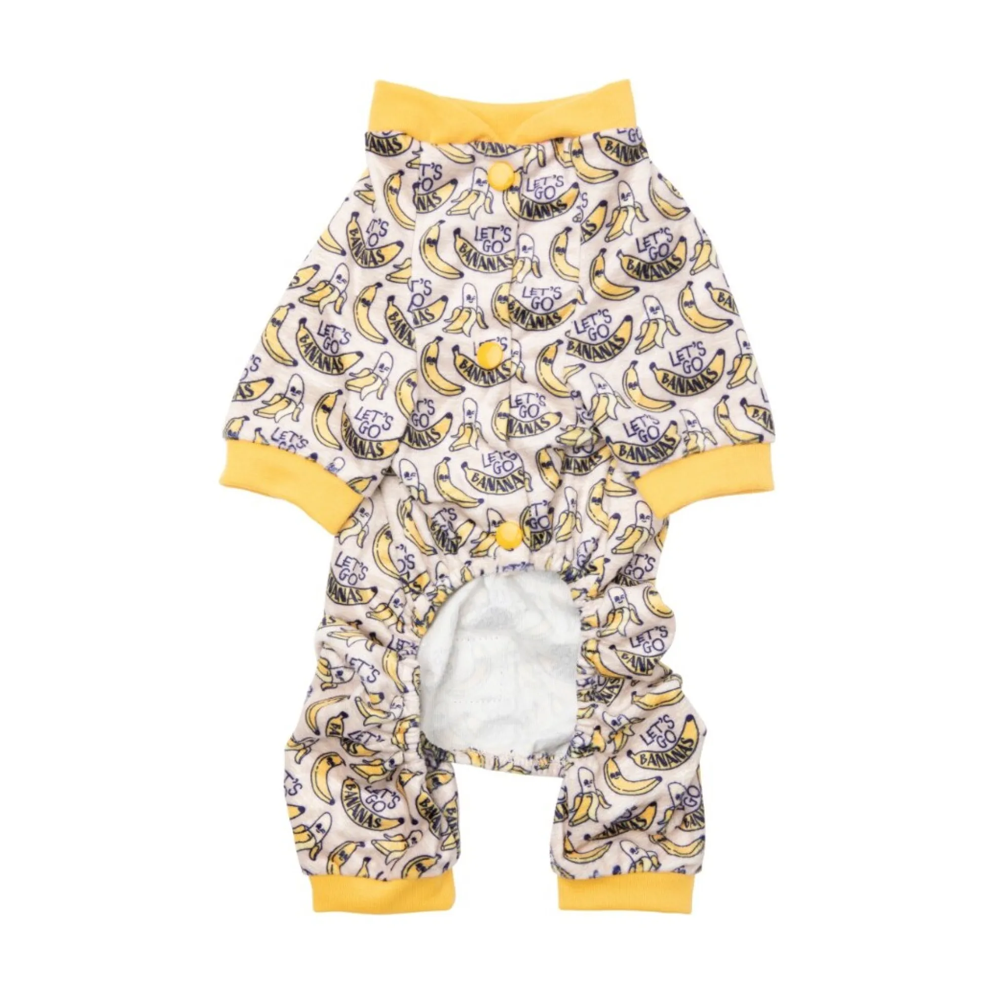 FuzzYard Pet Products FuzzYard Hundpyjamas Go Bananas