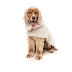 FuzzYard Pet Products FuzzYard Cosy Snood Coat Eggshell