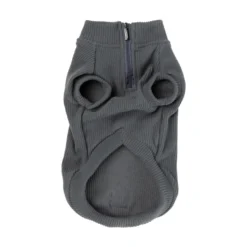 FuzzYard Pet Products FuzzYard Life Ribbed Sweater Slate Grey