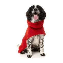 FuzzYard Pet Products FuzzYard Cosy Snood Coat Cherry Red