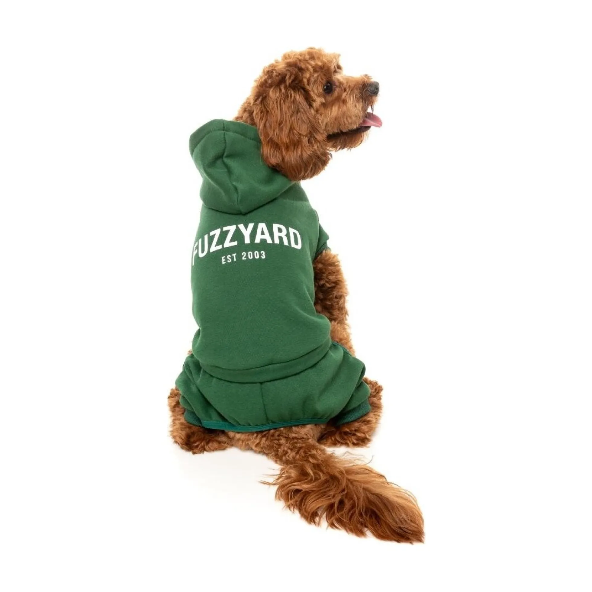 FuzzYard Pet Products FuzzYard Urban Tacksuit Green