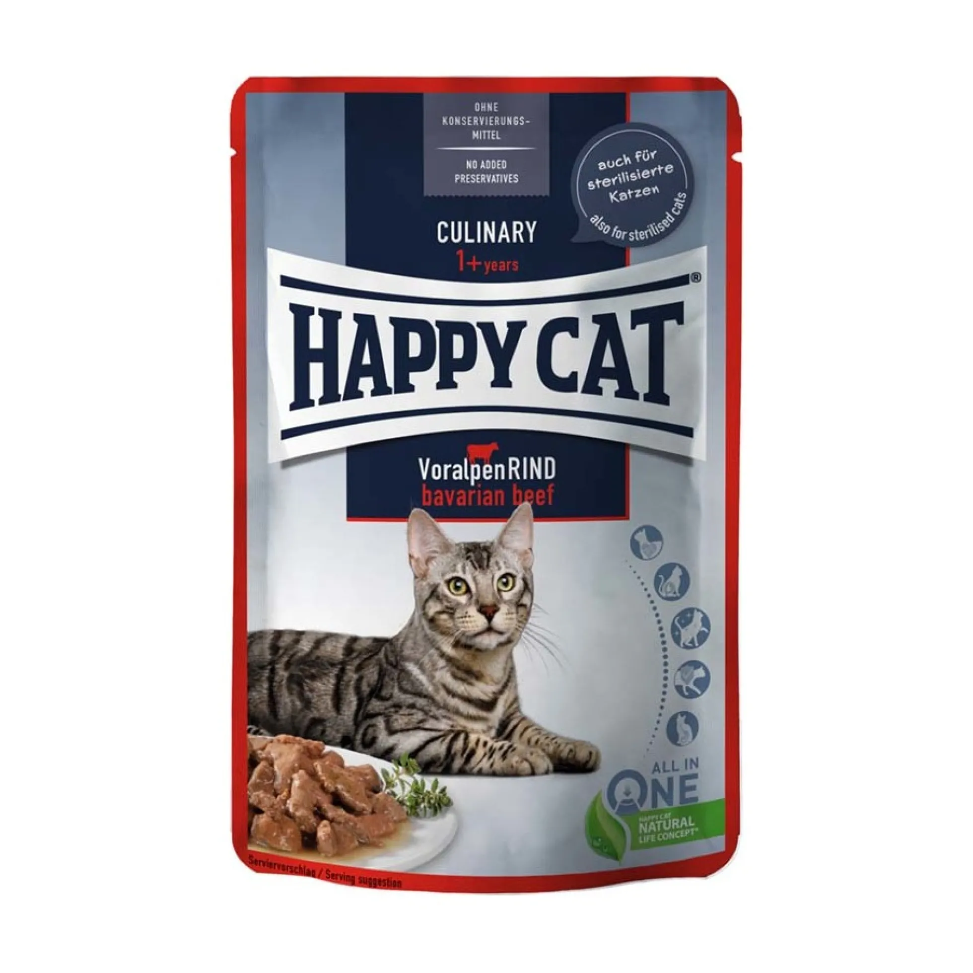 Happy Cat Meat in Sauce Culinary Bavarian Beef
