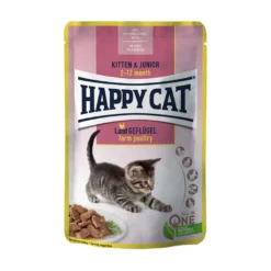 Happy Cat Meat in Sauce Kitten & Junior Poultry