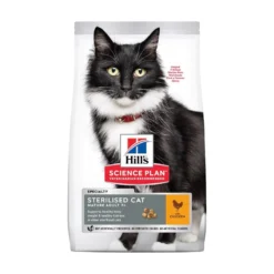 Hill's Pet Nutrition Hill's SCIENCE PLAN Sterilised Mature Adult Kattfoder med Kyckling