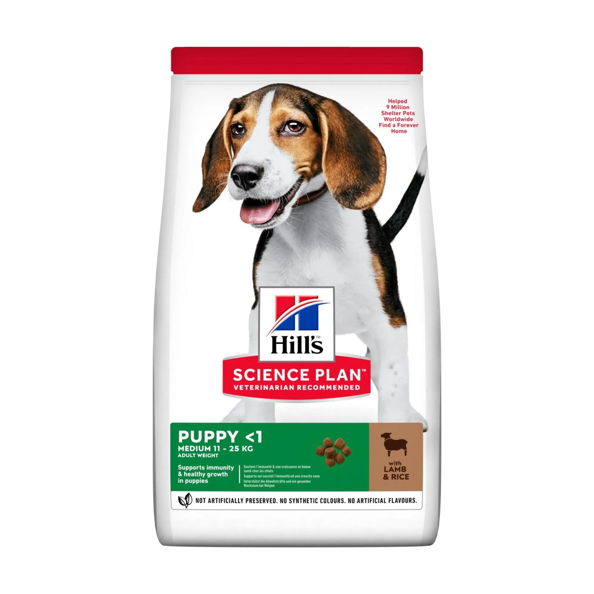 Hill's Pet Nutrition Hill's SCIENCE PLAN Medium Valpfoder med Lamm & Ris