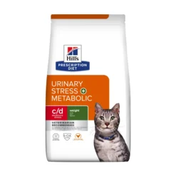 Hill's PRESCRIPTION DIET c/d Multicare Stress + Metabolic Torrfoder till Katter med Kyckling