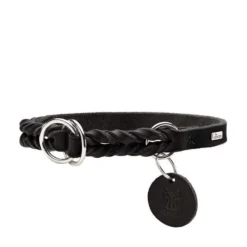 Hunter Solid Education Halvstryp Läderhalsband