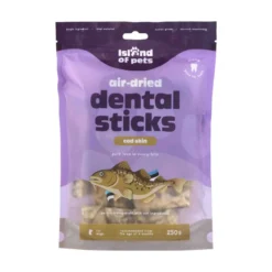 Island of Pets Hundgodis Dental Sticks Torskskinn