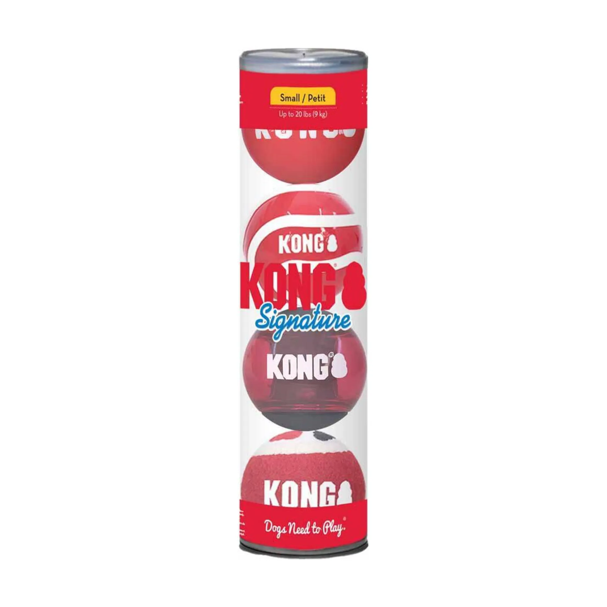 KONG Signature Balls 4-pack