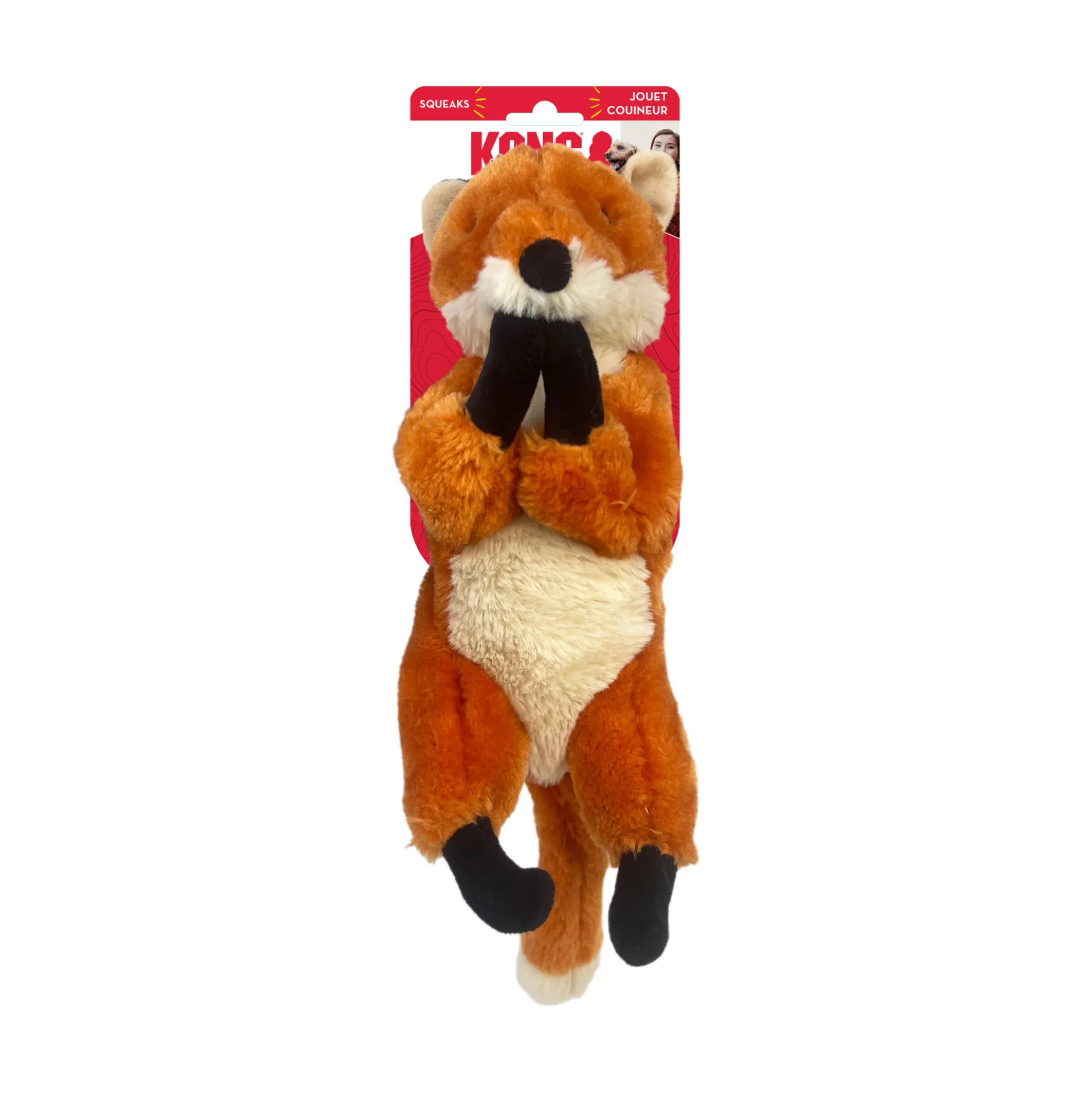 KONG Wild Low Stuff Fox