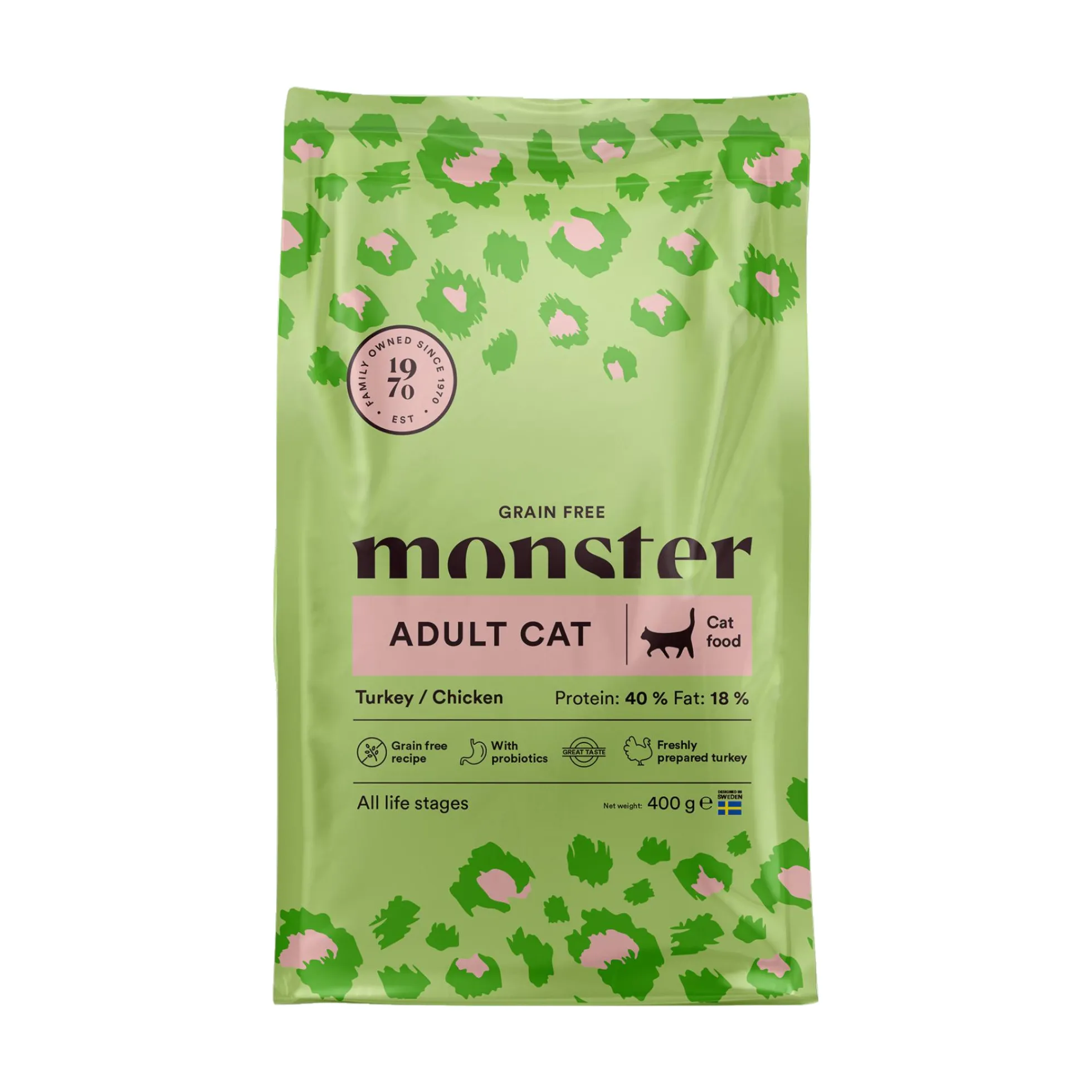 Monster Cat Grain Free Adult Turkey & Chicken