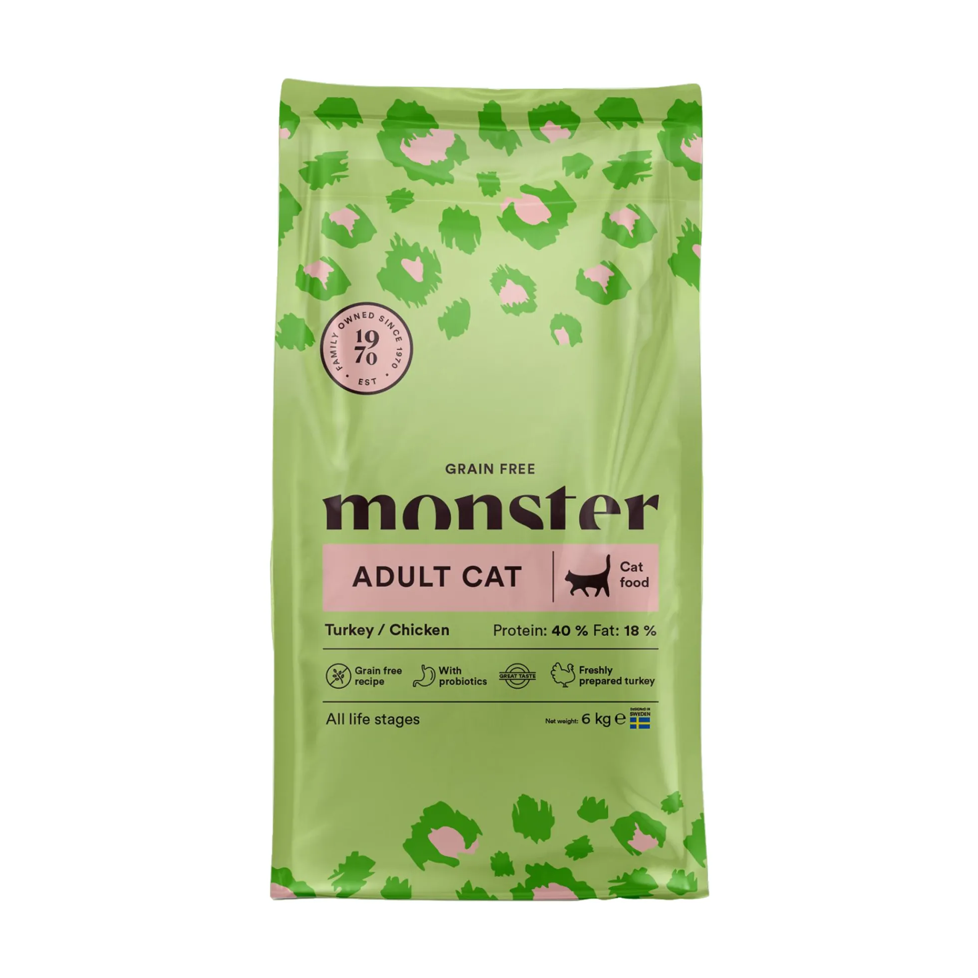 Monster Cat Grain Free Adult Turkey & Chicken