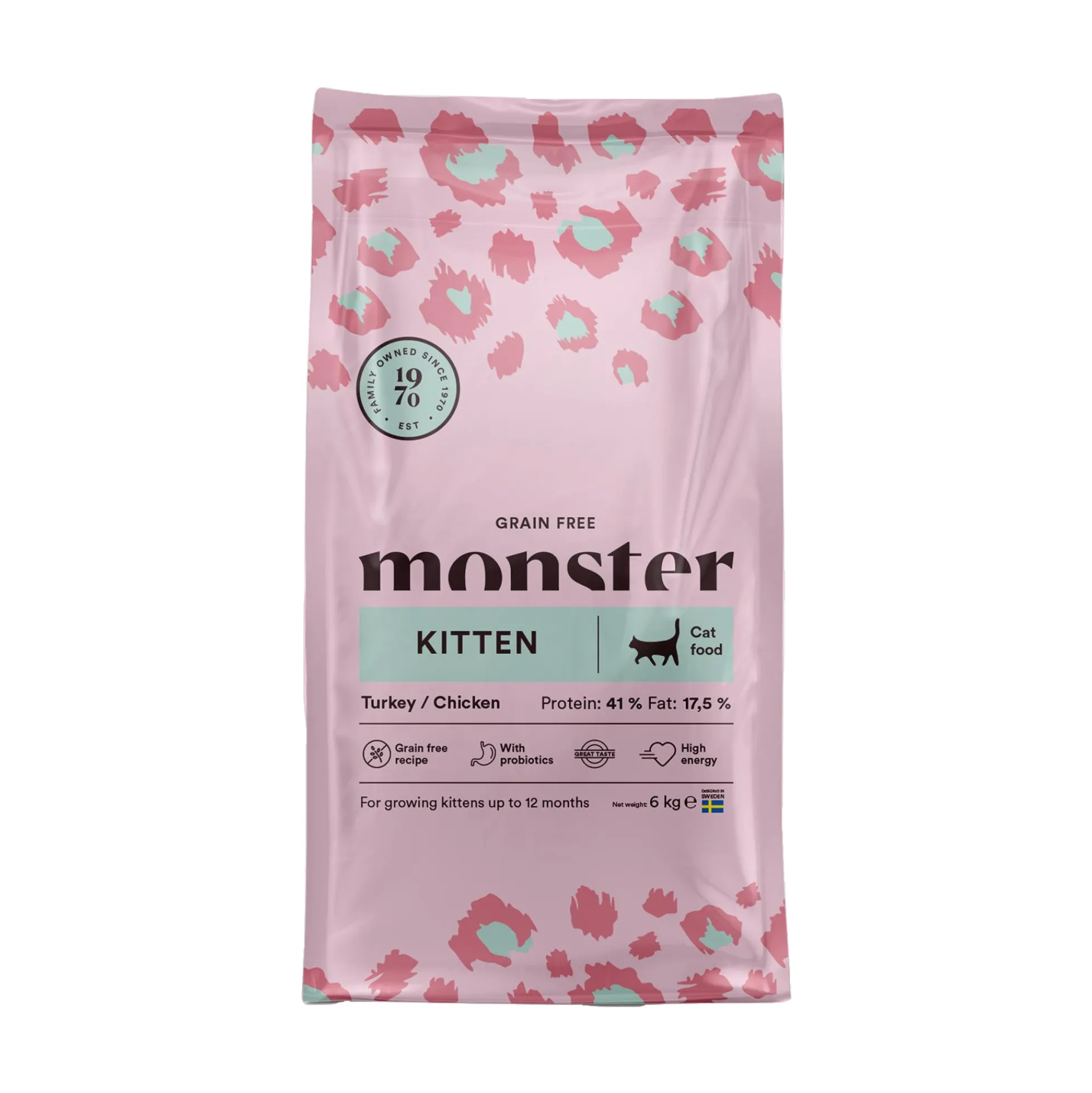 Monster Cat Grain Free Kitten Turkey & Chicken