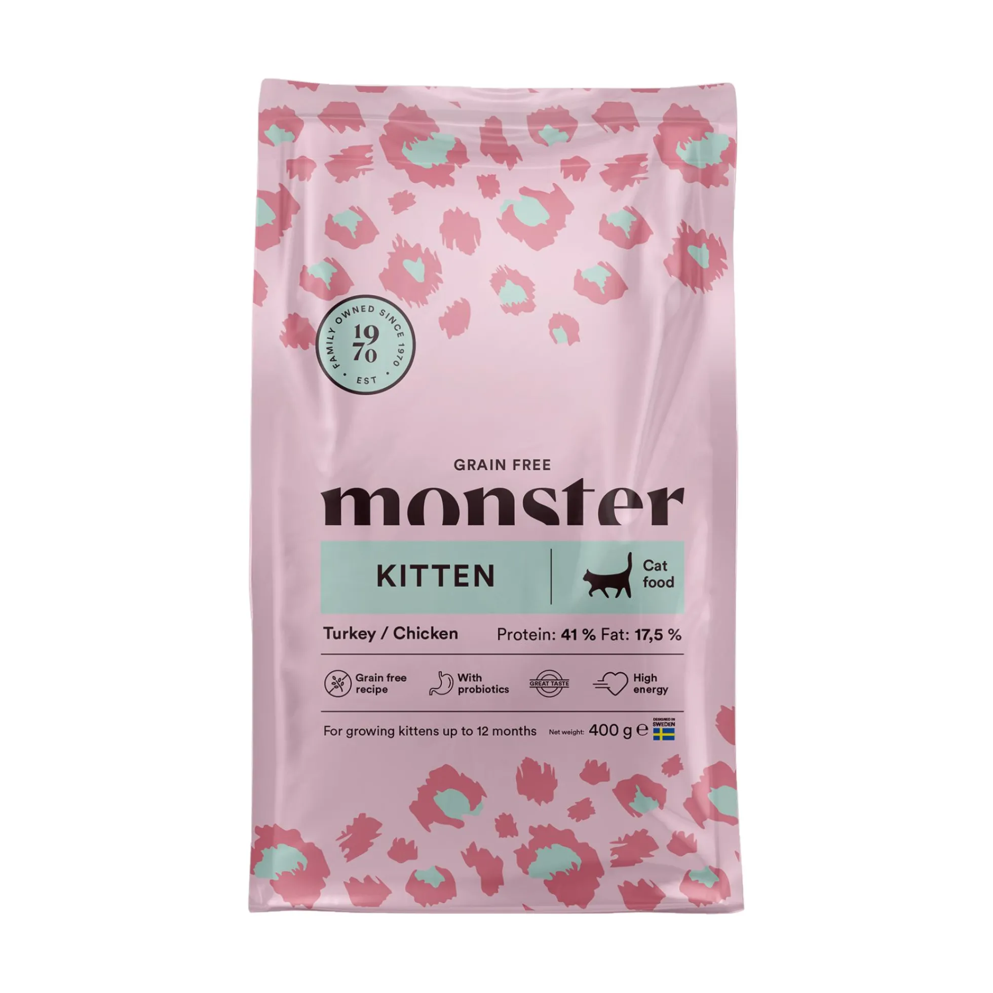 Monster Cat Grain Free Kitten Turkey & Chicken