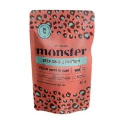 Monster Cat Pouches Adult Beef