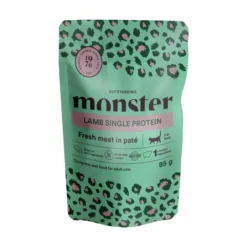 Monster Cat Pouches Adult Lamb