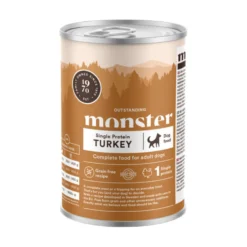 Monster Dog Adult Single Protein Turkey
