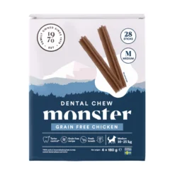 Monster Dog Dental Chew Grain Free Chicken Medium