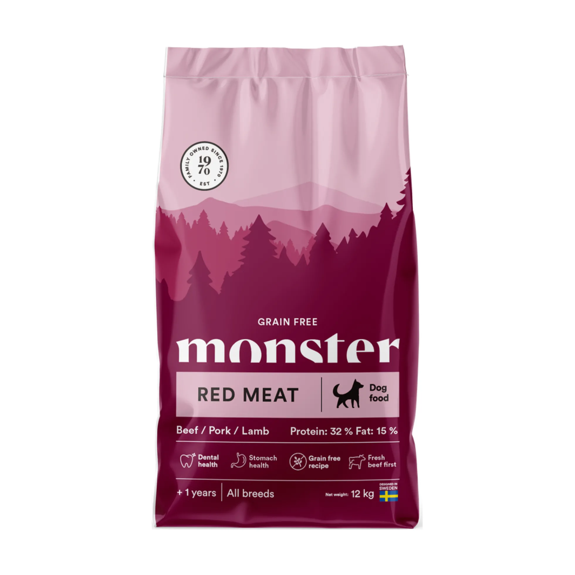 Monster Dog Grain Free Adult Red Meat