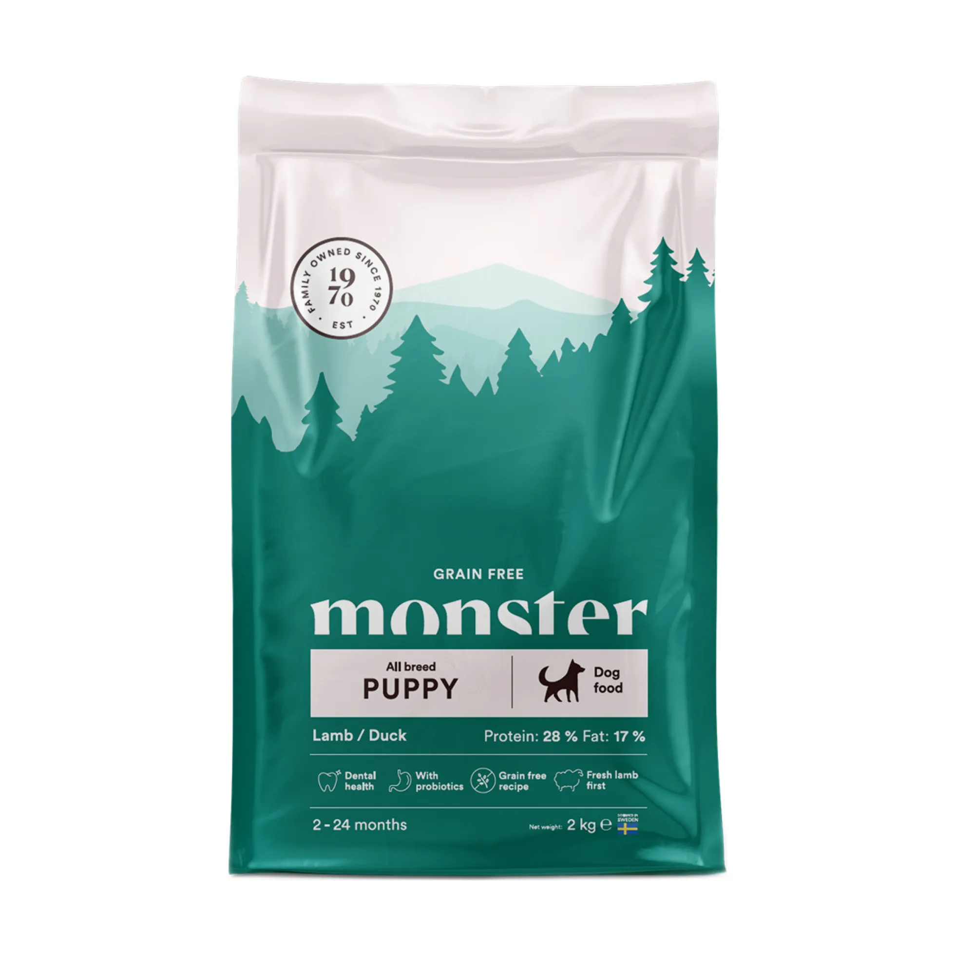 Monster Dog Grain Free Puppy All Breed Lamb & Duck