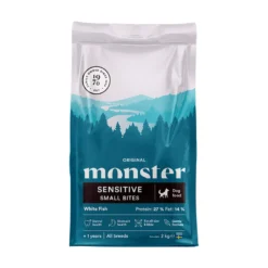 Monster Dog Original Sensitive White Fish Small Bites