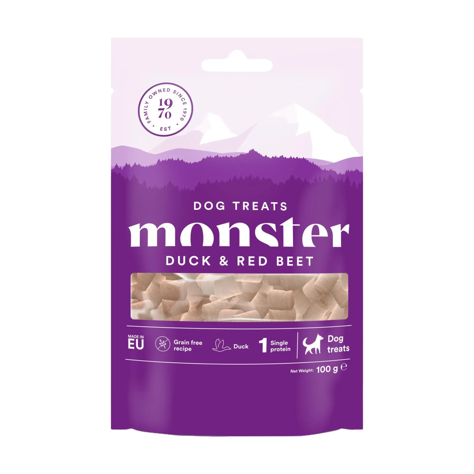 Monster Dog Treats All Breed Duck & Beet